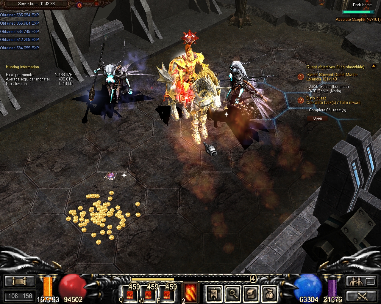 Experience Mu Online