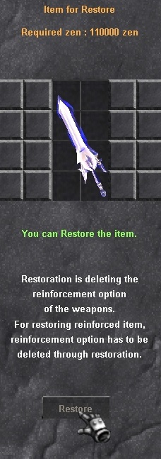 Restore push